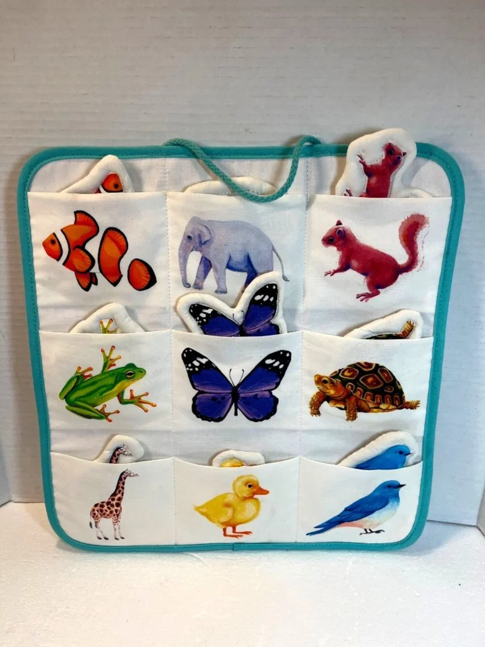 Lovevery Organic Cotton Animal Matching Toy With Soft Plush Pieces - Educational